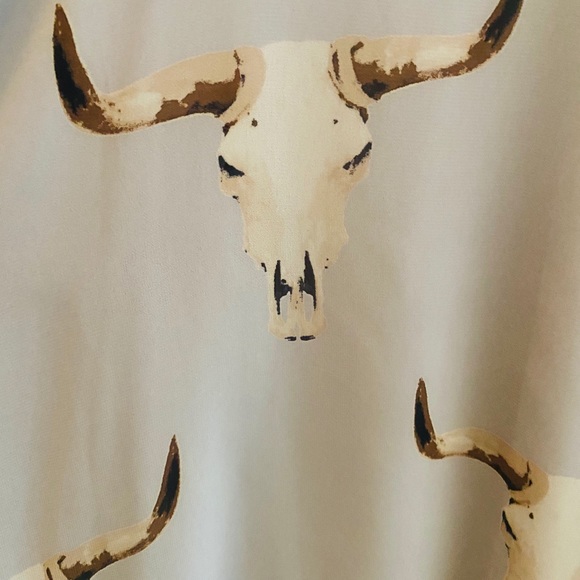 Peach Love Bull Head Mini Dress - Picture 7 of 8